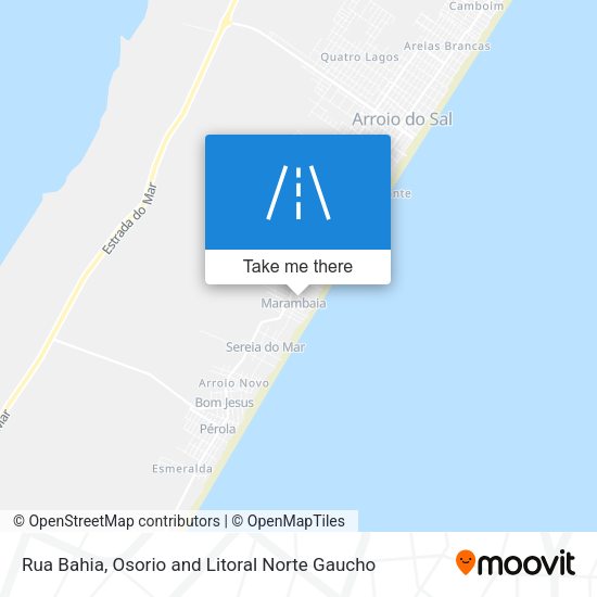 Rua Bahia map