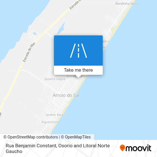 Rua Benjamin Constant map