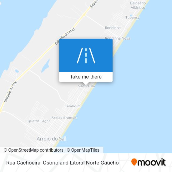 Rua Cachoeira map