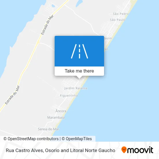 Rua Castro Alves map