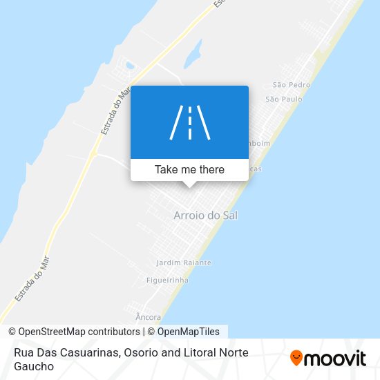 Rua Das Casuarinas map