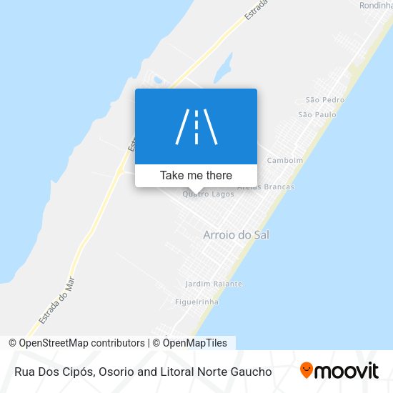 Rua Dos Cipós map
