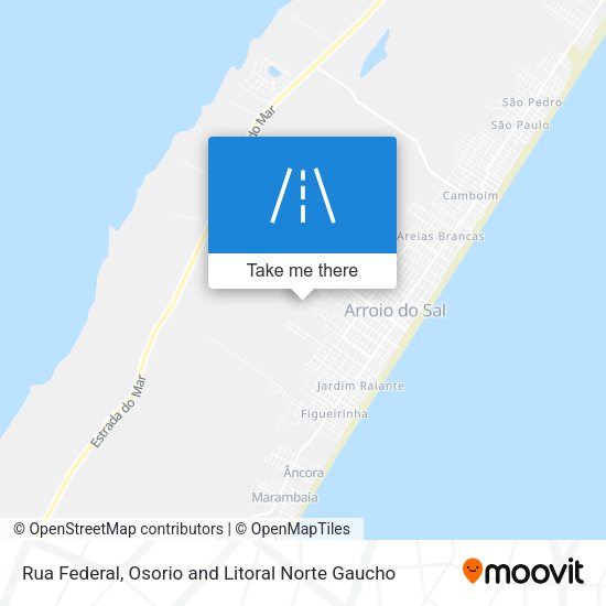 Rua Federal map