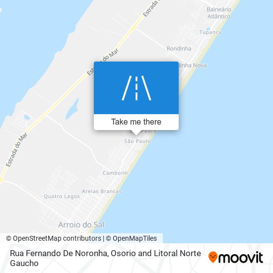 Mapa Rua Fernando De Noronha