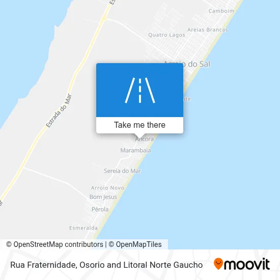 Rua Fraternidade map