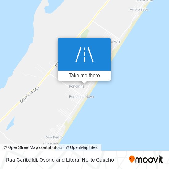 Rua Garibaldi map