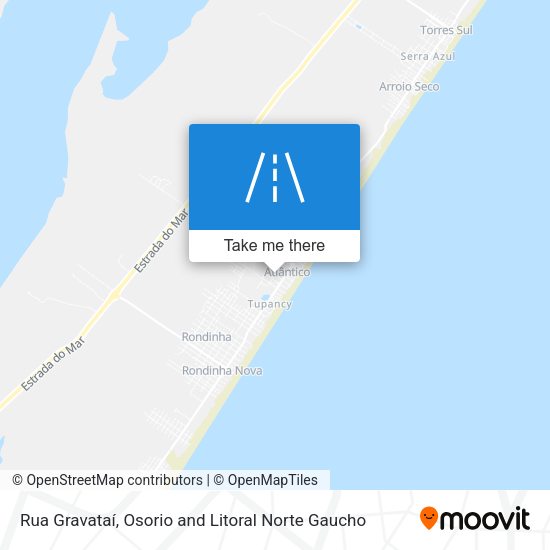 Rua Gravataí map