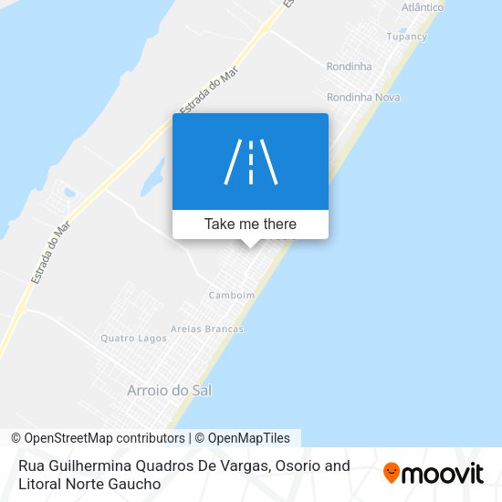 Rua Guilhermina Quadros De Vargas map