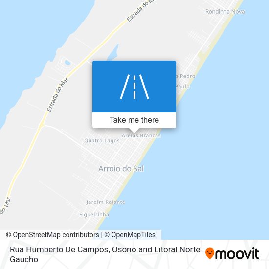 Rua Humberto De Campos map