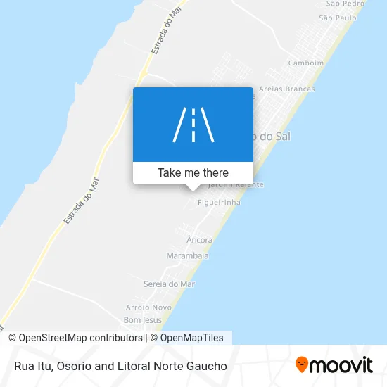 Rua Itu map