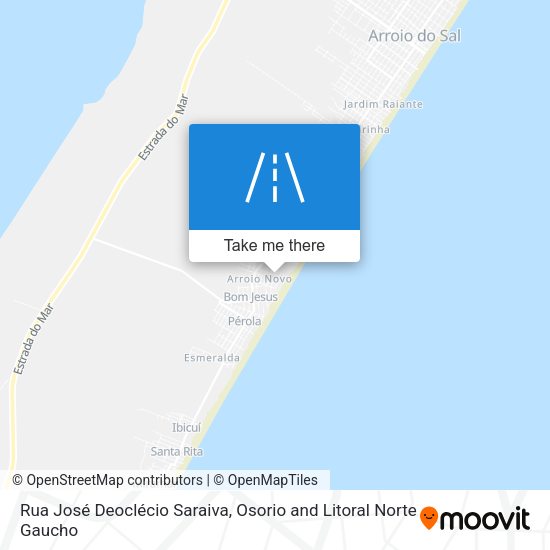 Rua José Deoclécio Saraiva map