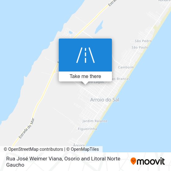 Rua José Weimer Viana map