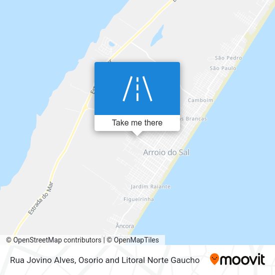 Rua Jovino Alves map