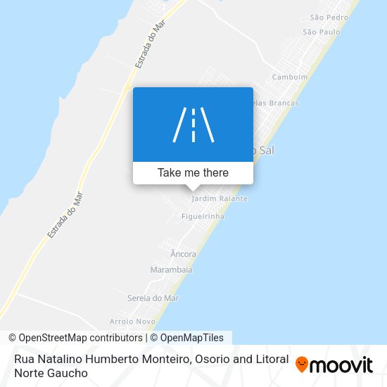 Rua Natalino Humberto Monteiro map