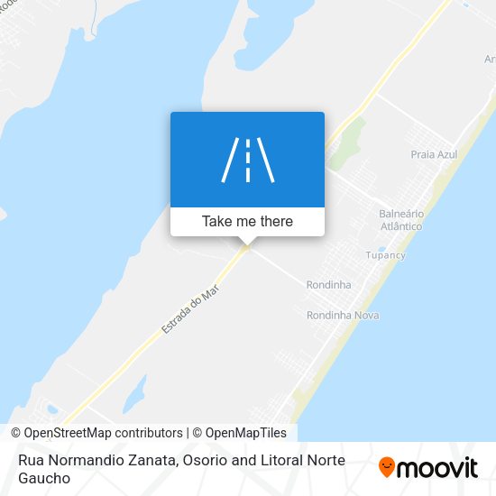 Rua Normandio Zanata map