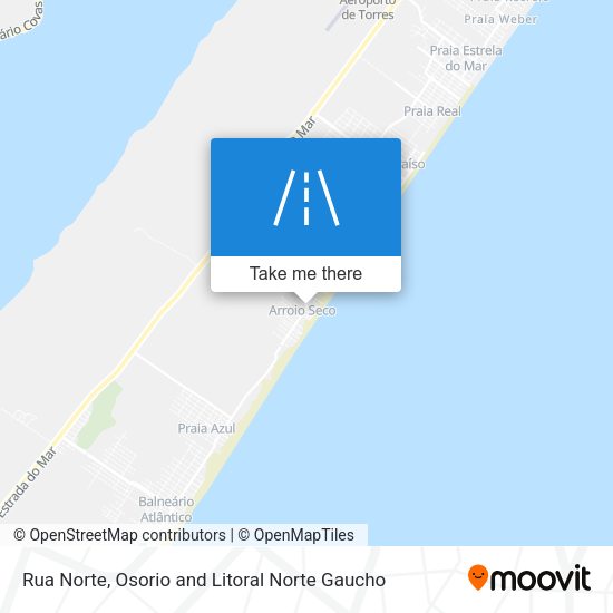 Rua Norte map