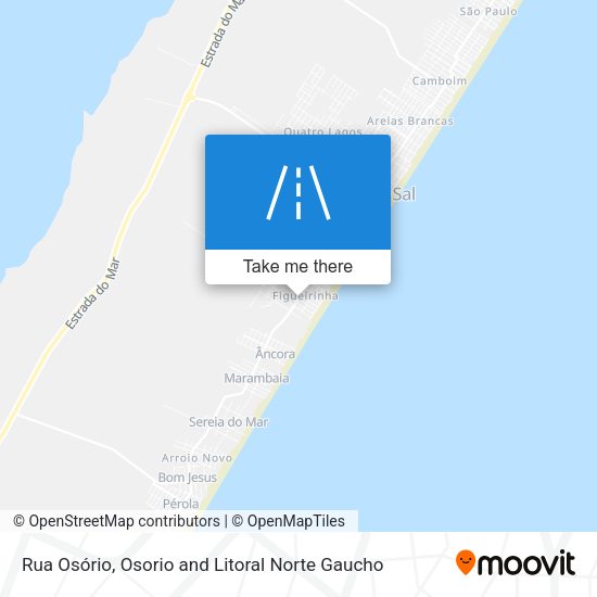 Rua Osório map