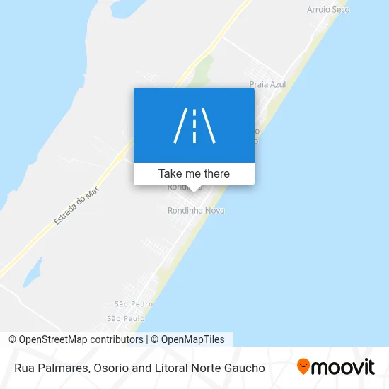 Rua Palmares map
