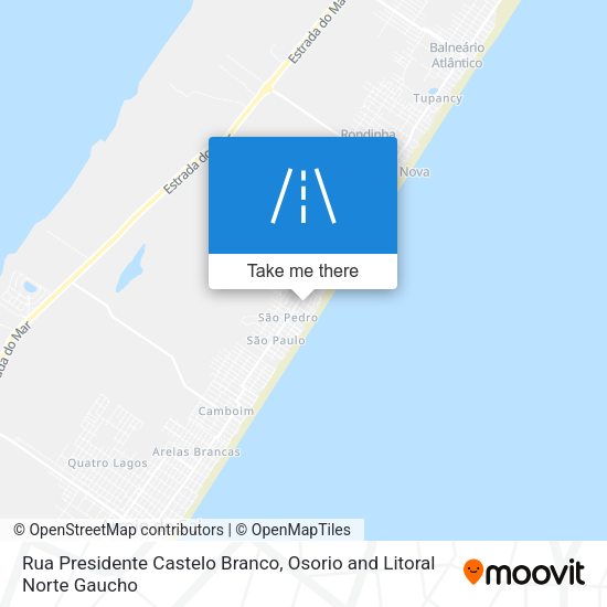Rua Presidente Castelo Branco map