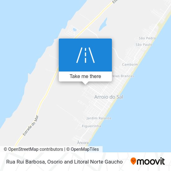 Rua Rui Barbosa map