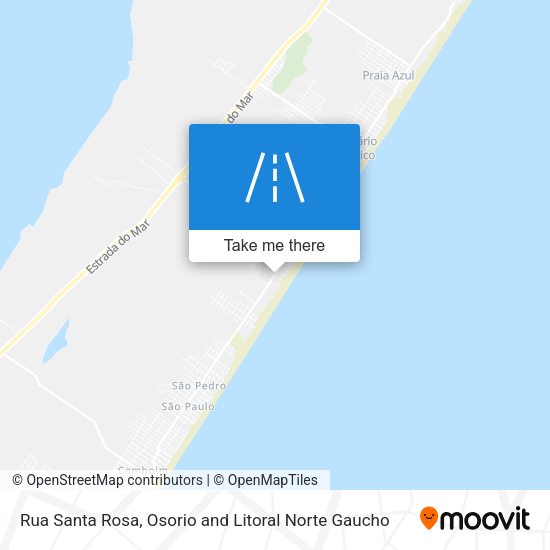 Rua Santa Rosa map