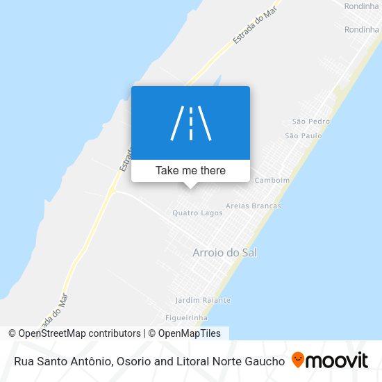 Rua Santo Antônio map