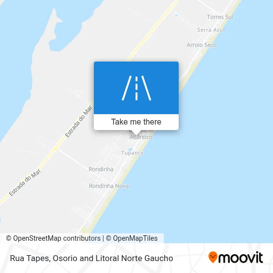 Rua Tapes map