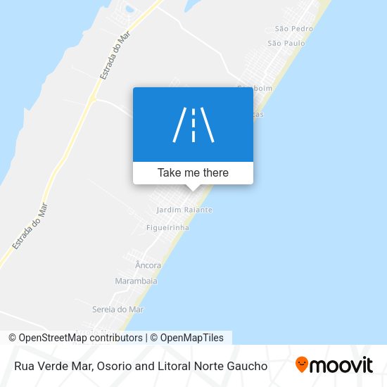 Rua Verde Mar map