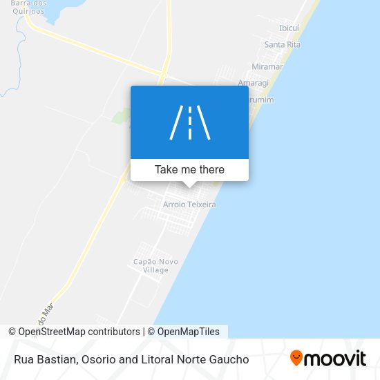 Rua Bastian map