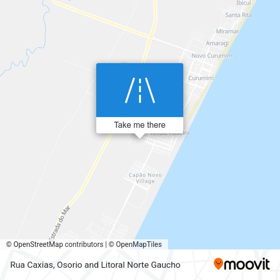 Rua Caxias map