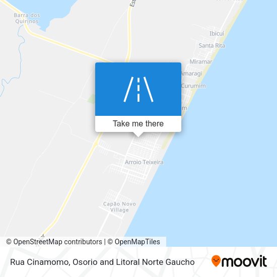 Rua Cinamomo map