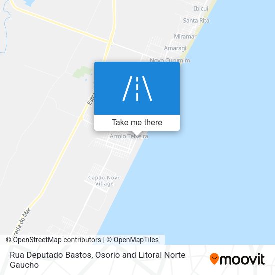 Rua Deputado Bastos map