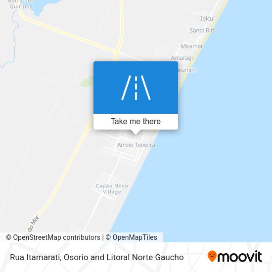 Rua Itamarati map