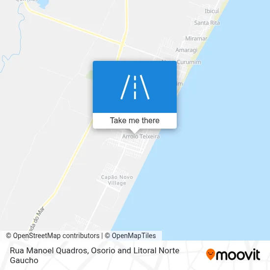 Rua Manoel Quadros map