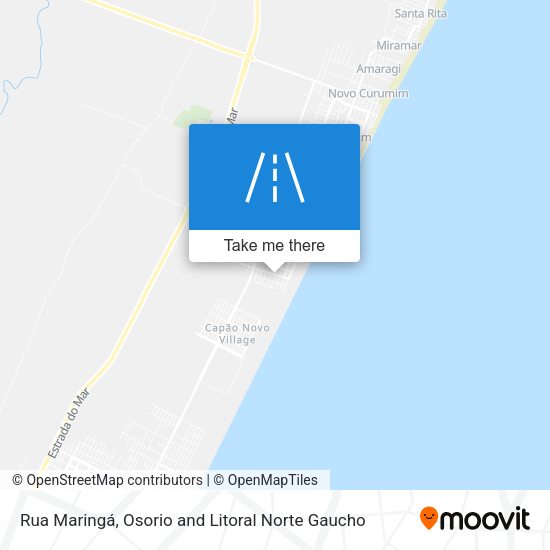 Rua Maringá map