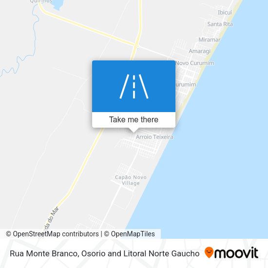 Rua Monte Branco map