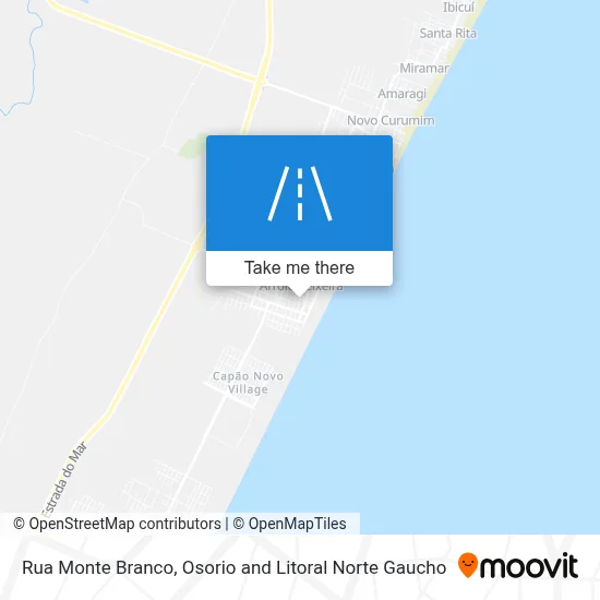 Rua Monte Branco map