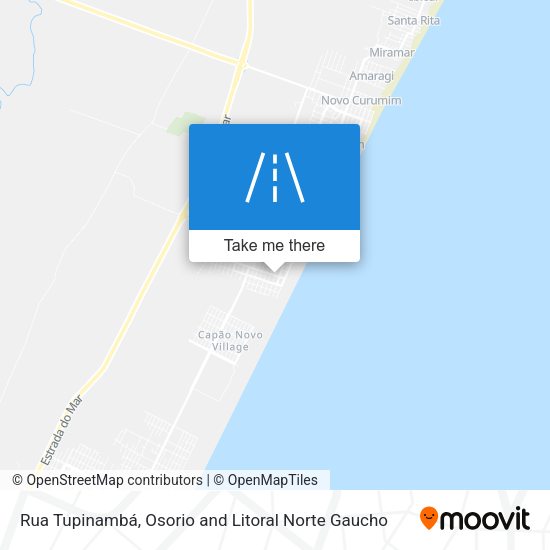 Rua Tupinambá map
