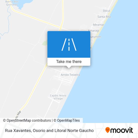 Rua Xavantes map