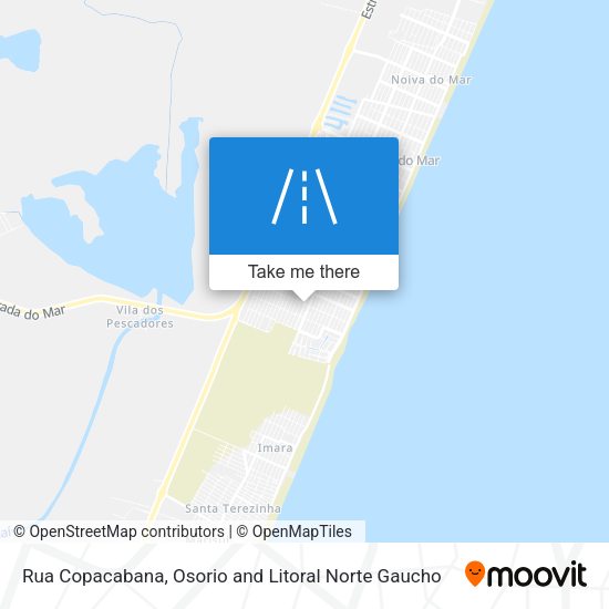Rua Copacabana map