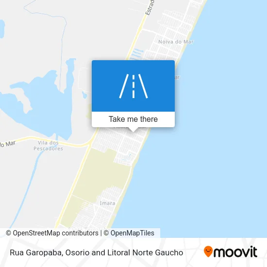 Rua Garopaba map