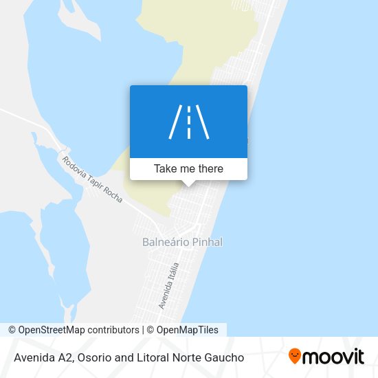 Avenida A2 map