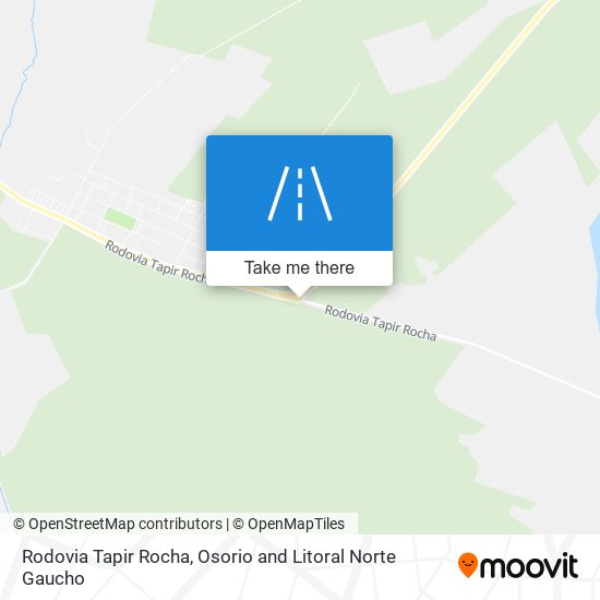 Rodovia Tapir Rocha map