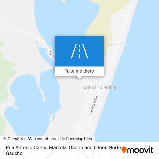 Rua Antonio Carlos Marzola map