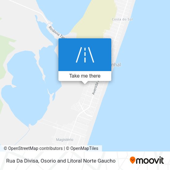 Rua Da Divisa map