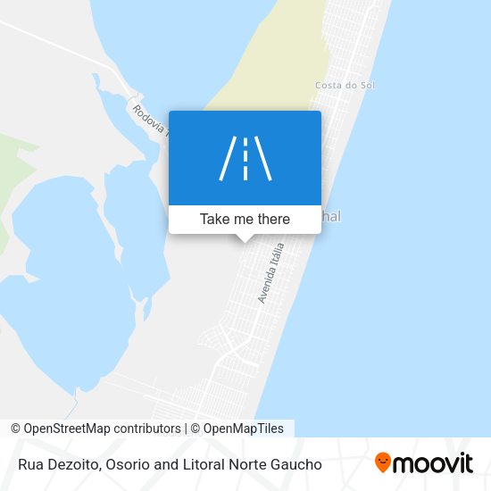 Rua Dezoito map