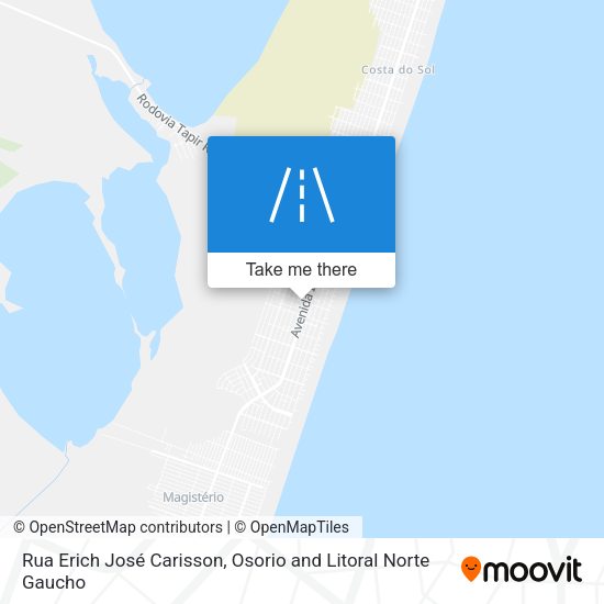 Rua Erich José Carisson map