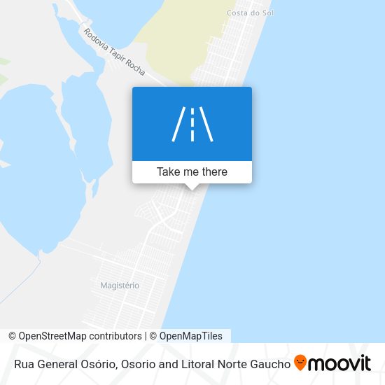 Rua General Osório map