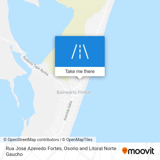 Rua José Azevedo Fortes map
