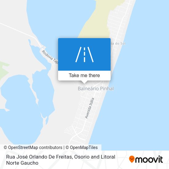 Rua José Orlando De Freitas map